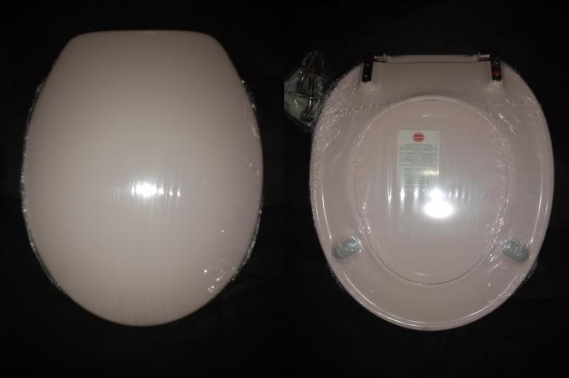 Whisper pink hot sale toilet seat